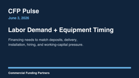 Equipment financing timing and labor demand Pulse graphic
