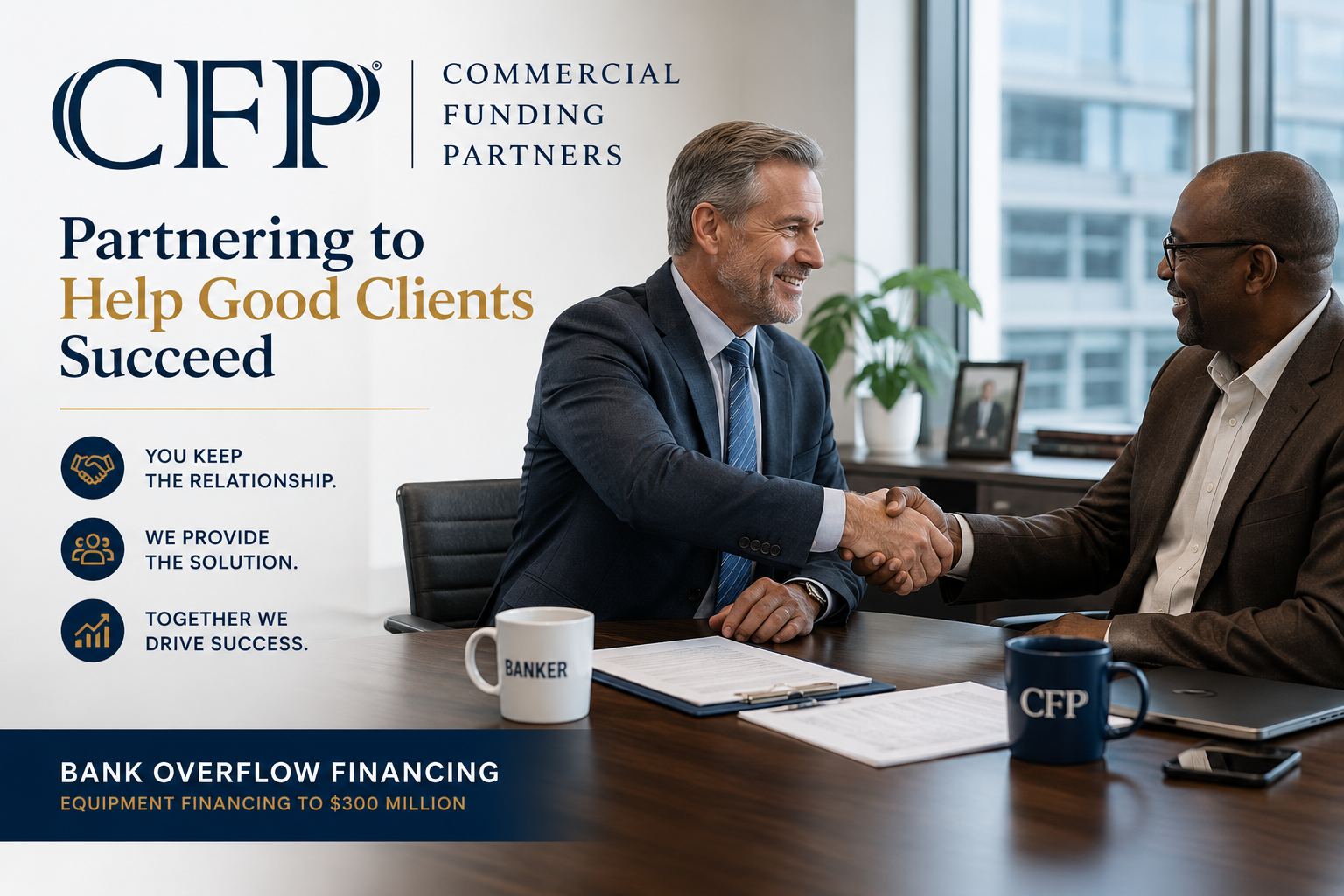 Bank Overflow Financing - Equipment Financing to $300 Million