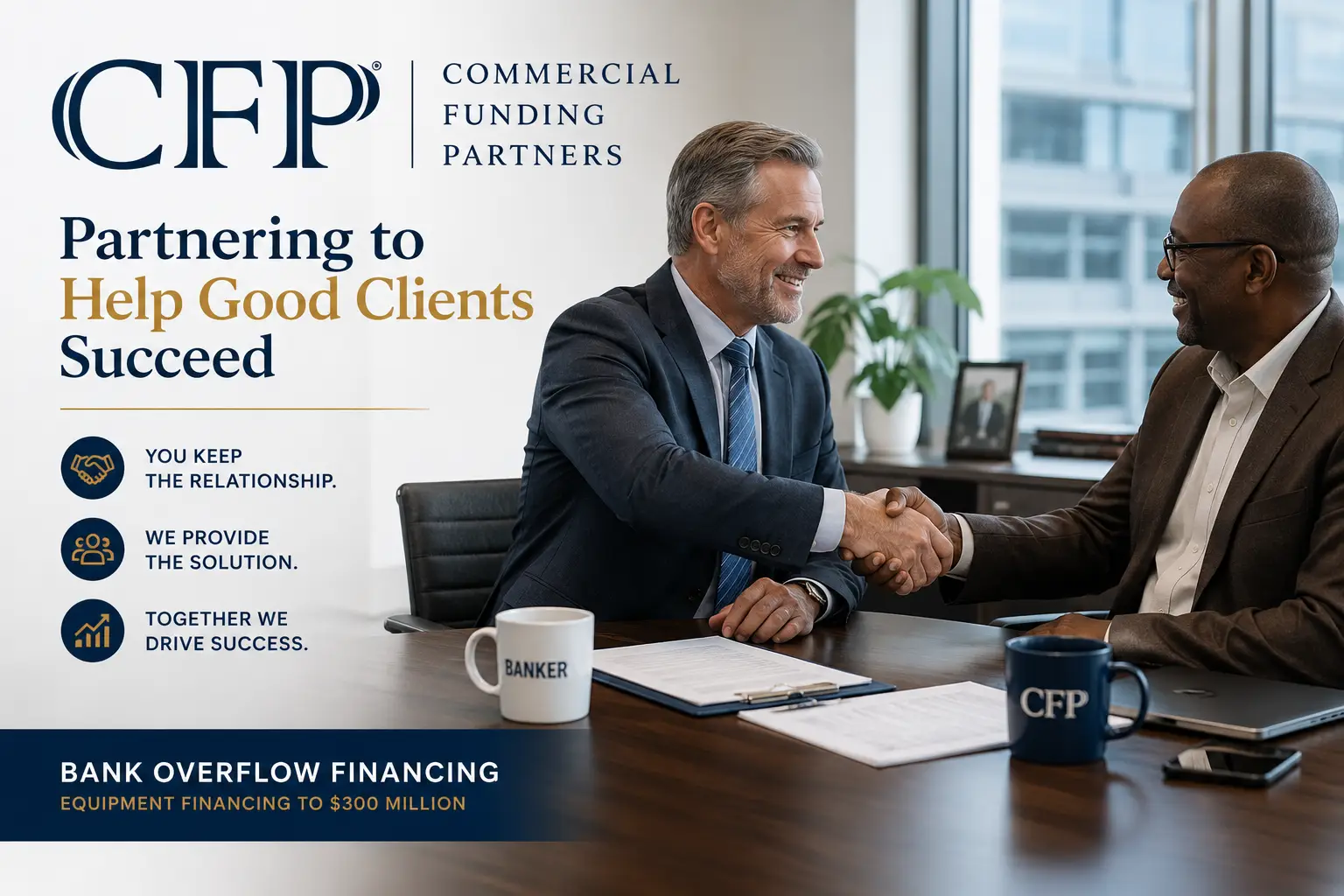 Bank Overflow Financing - Equipment Financing to $300 Million