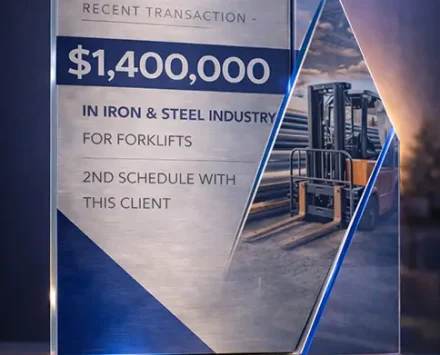 $1,400,000 Forklift Fleet Acquisition Financing