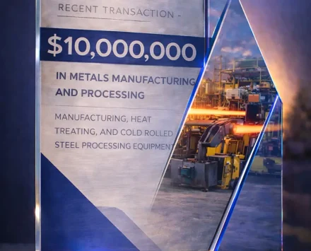 Trophy for $10,000,000 Metals Manufacturing Financing